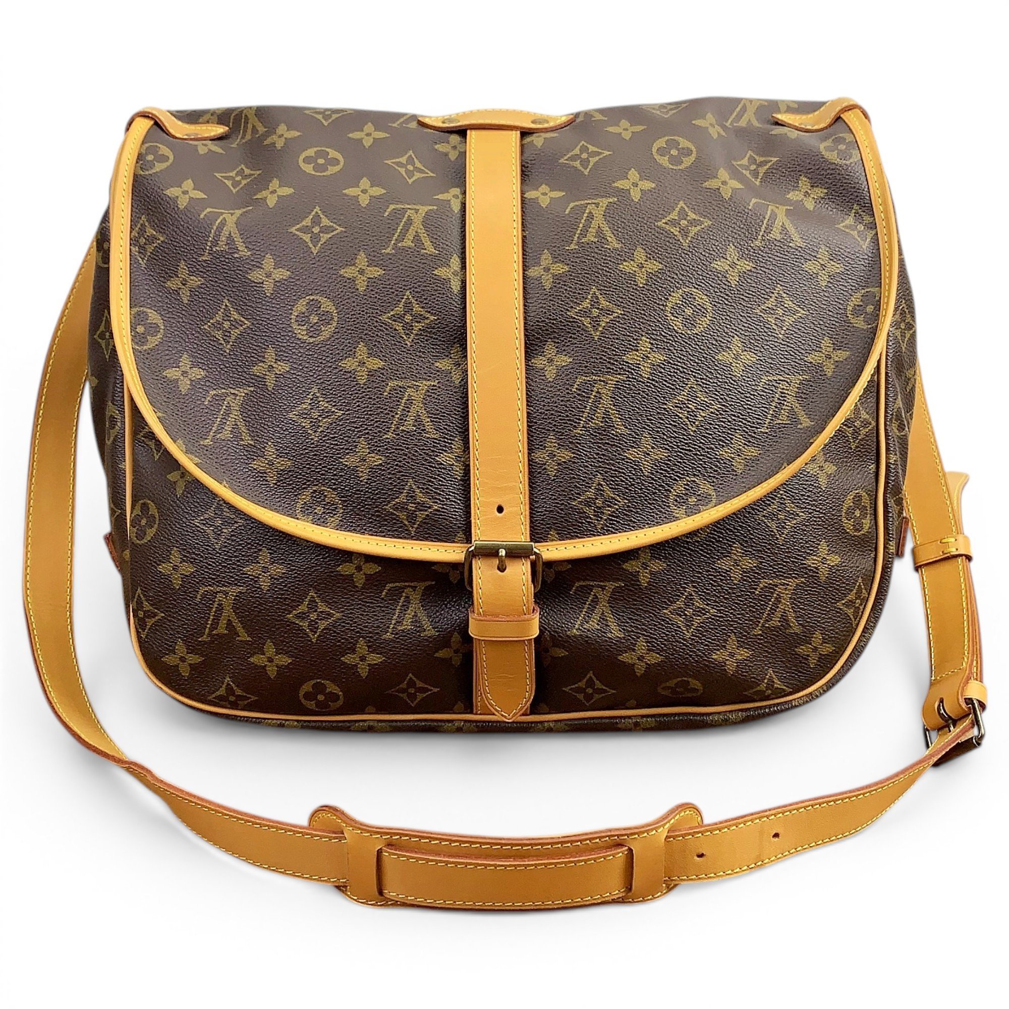 Saumur leather crossbody bag