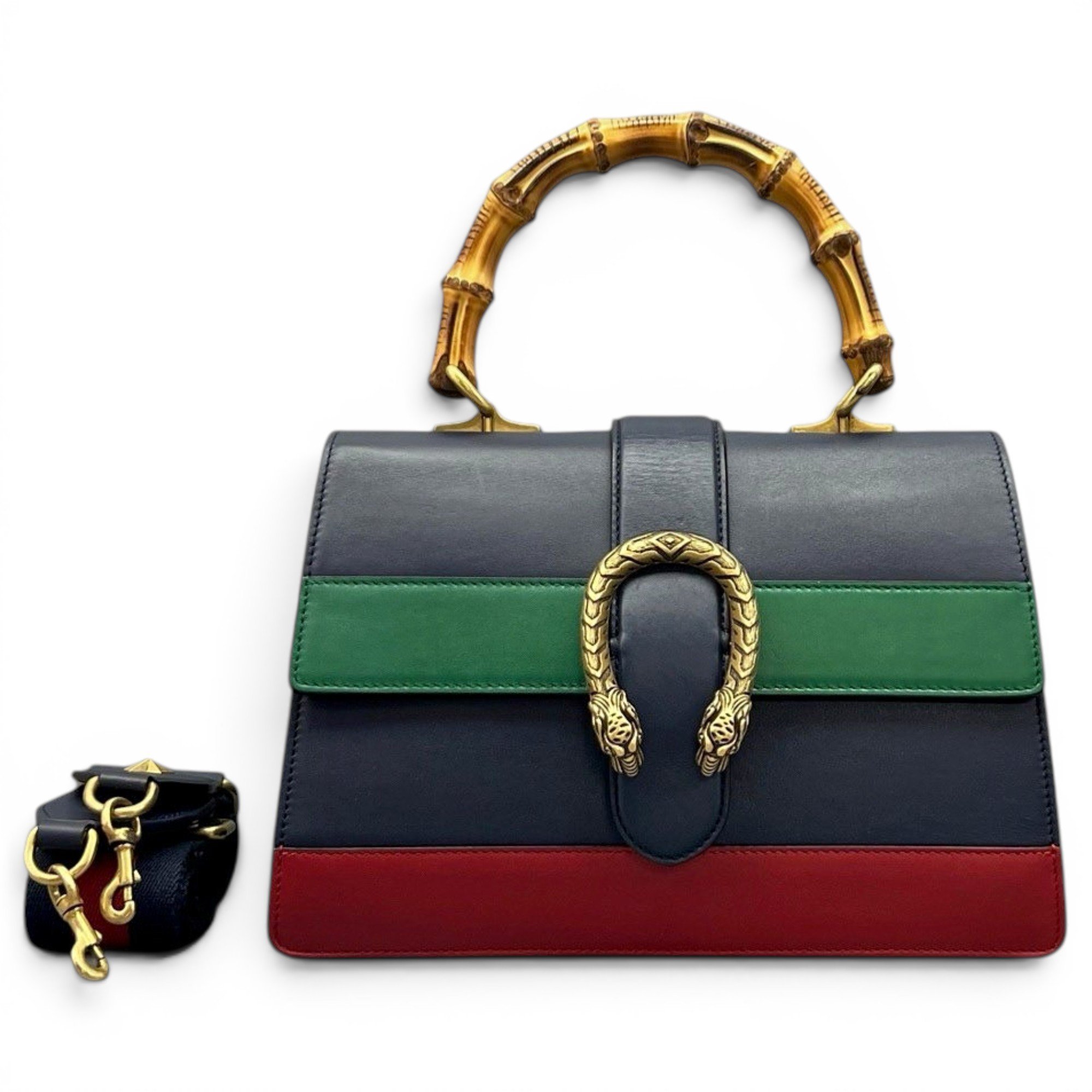 Dionysus Bamboo leather handbag