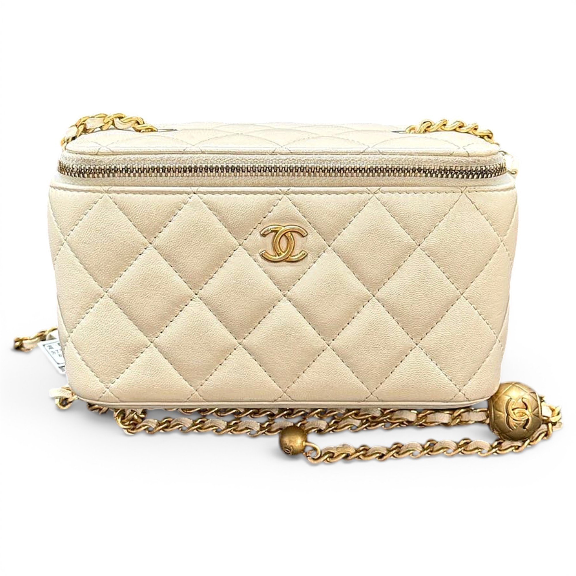 Trendy CC Vanity leather handbag
