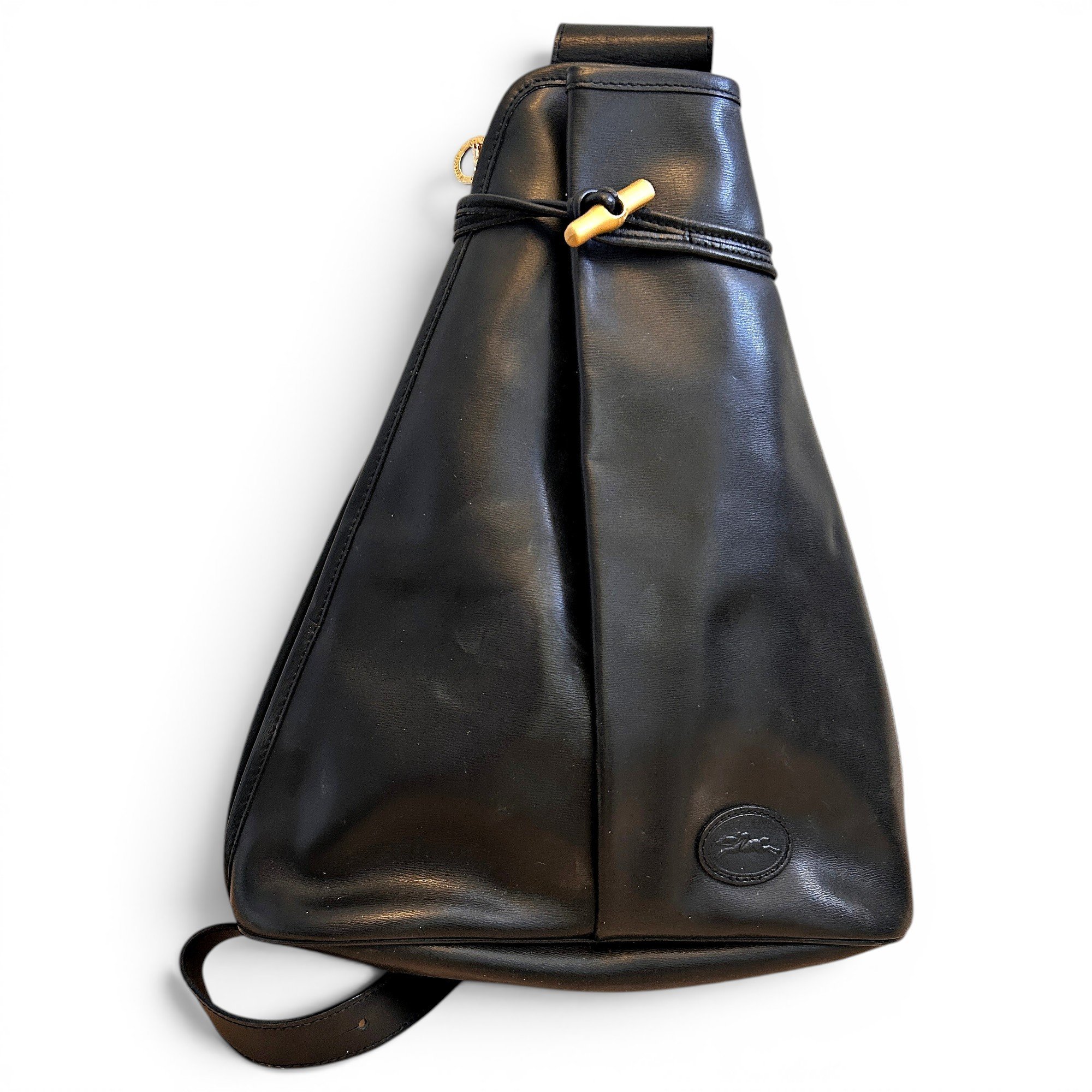 Leather backpack