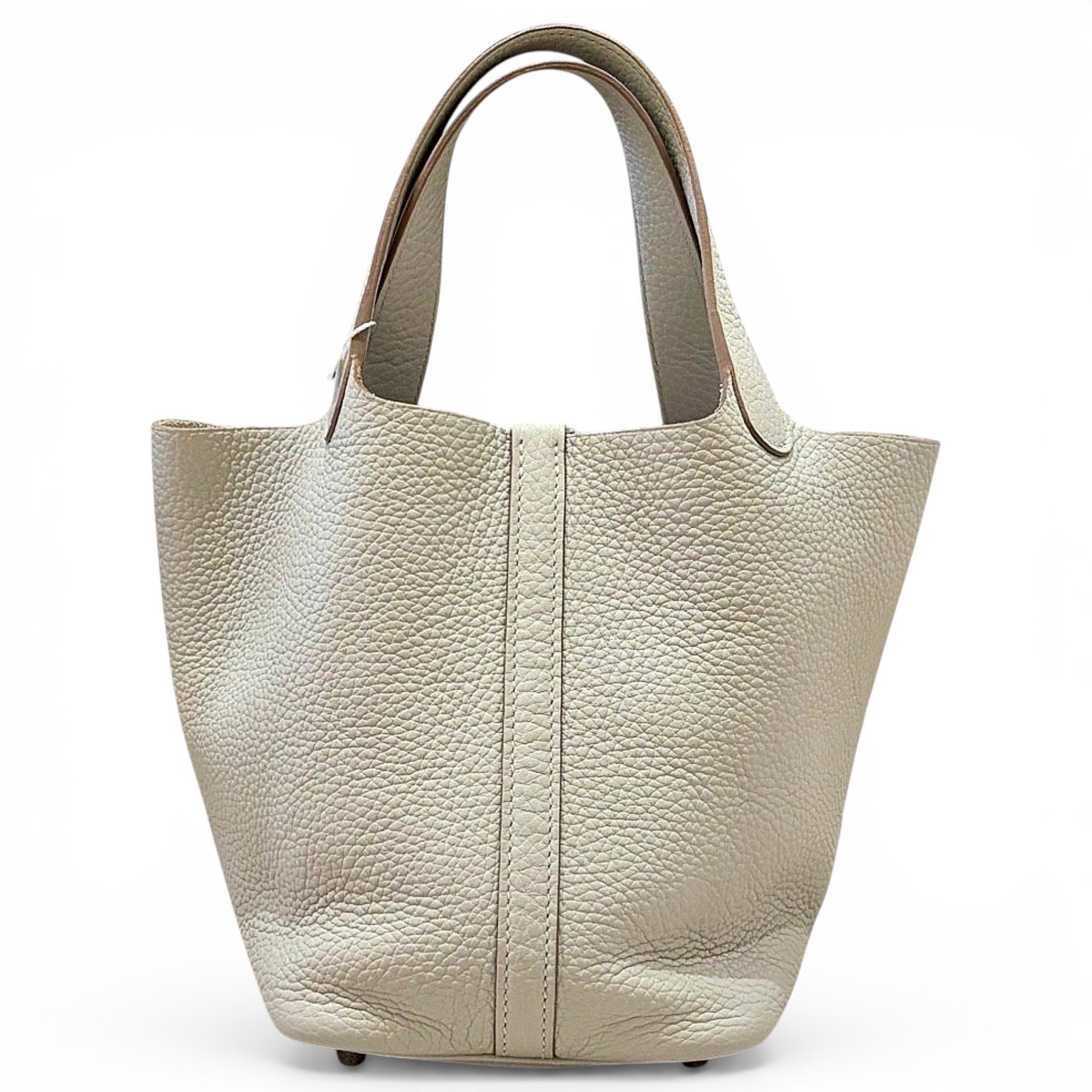 Picotin leather handbag