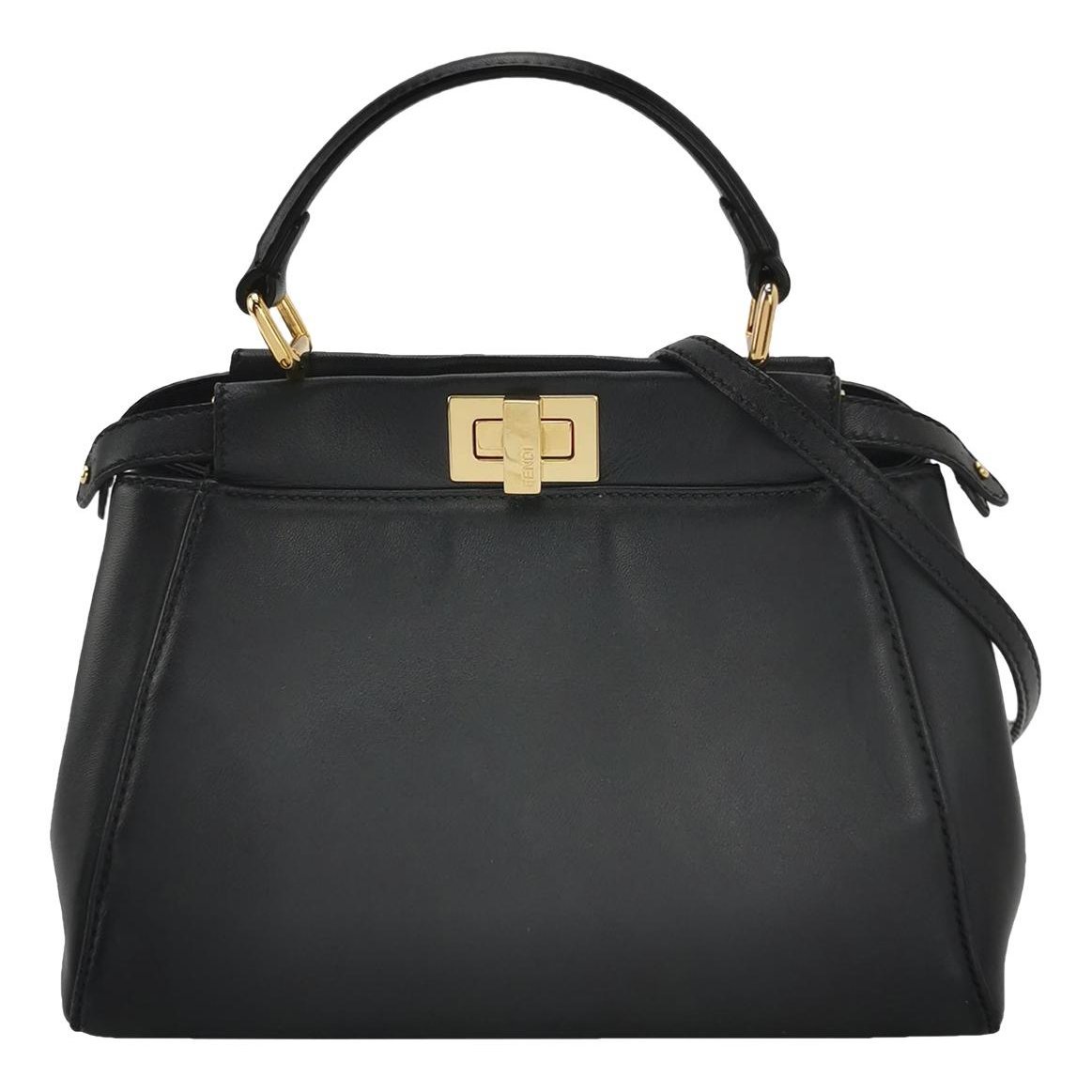 Peekaboo leather handbag