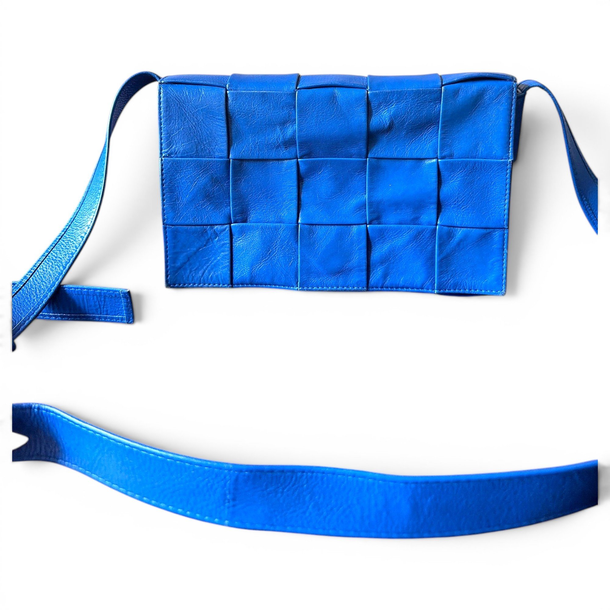 Cassette leather crossbody bag