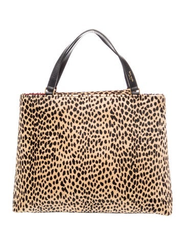 Ponyhair Top Handle Bag