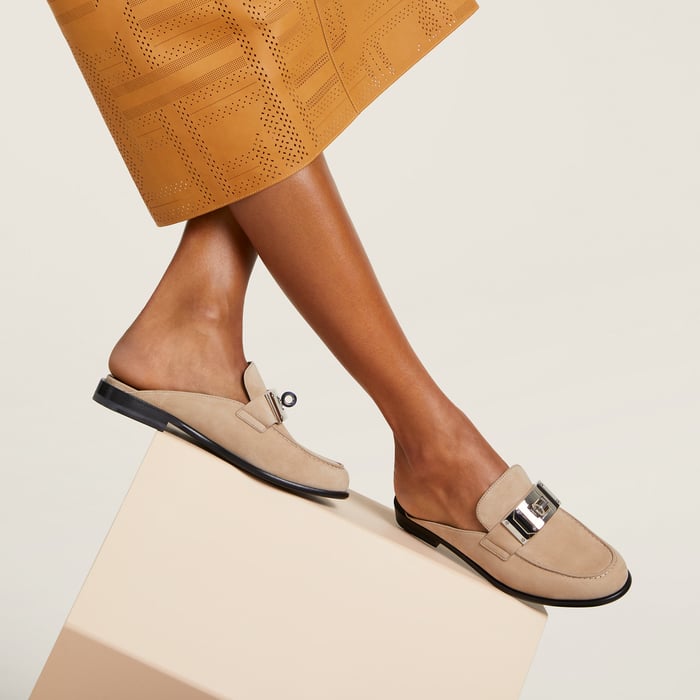 Beige Camel Mules Iota