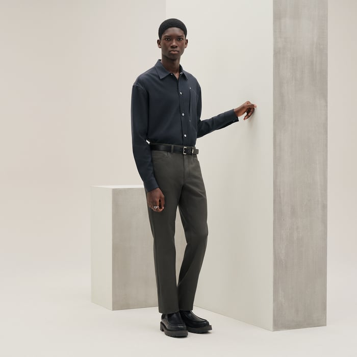 Bronze Straight Cut Jeans