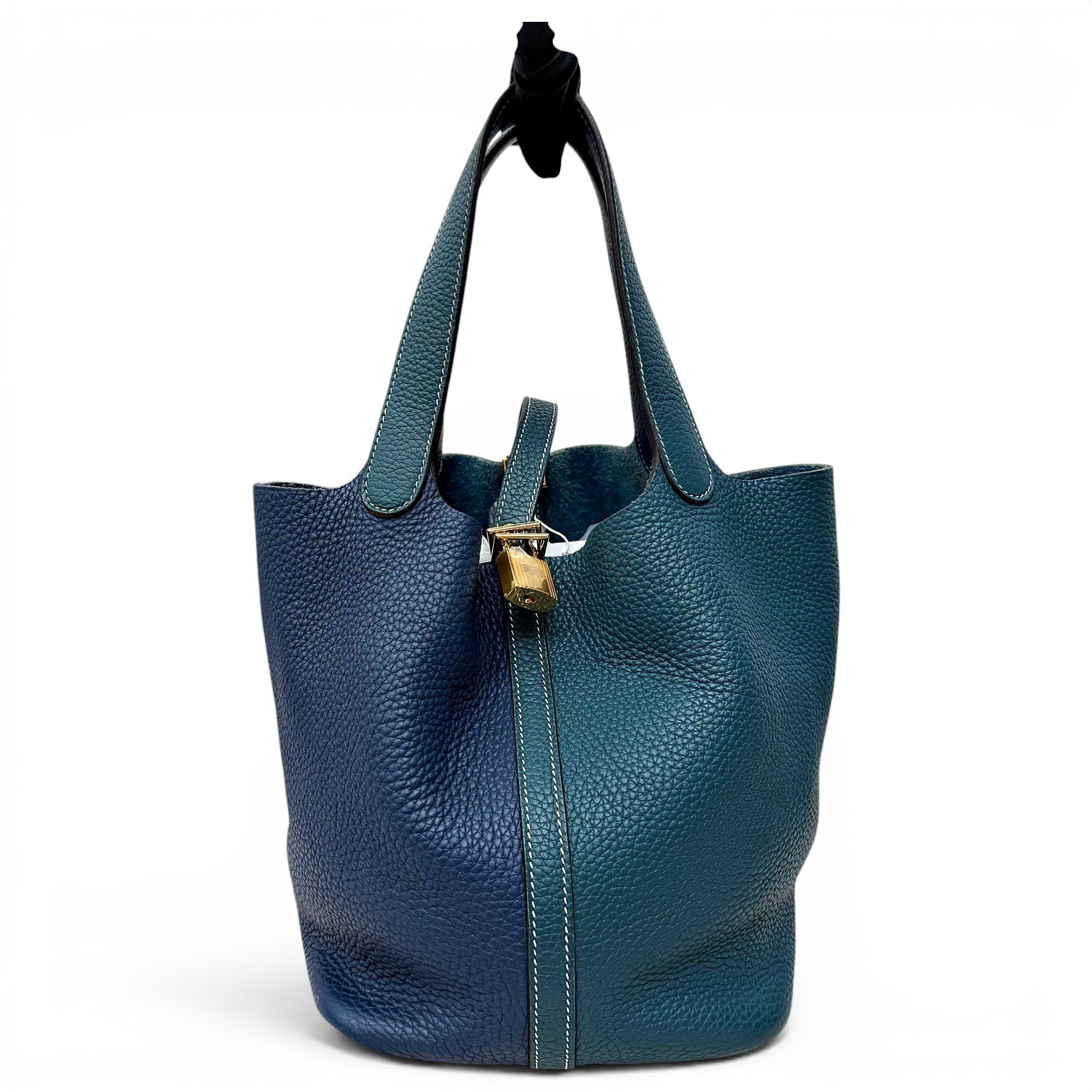 Picotin leather handbag