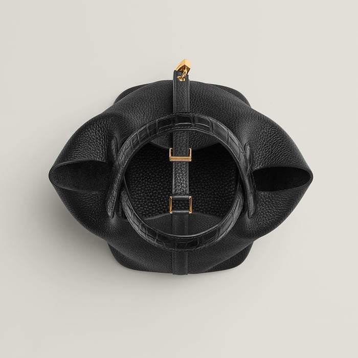 Noir Picotin Lock 18 Bag