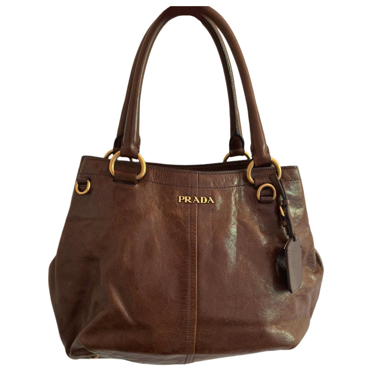 Madras leather handbag