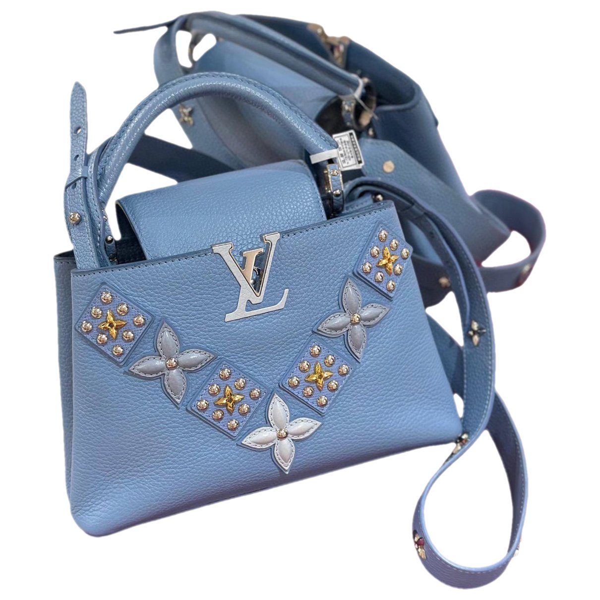 Capucines leather handbag