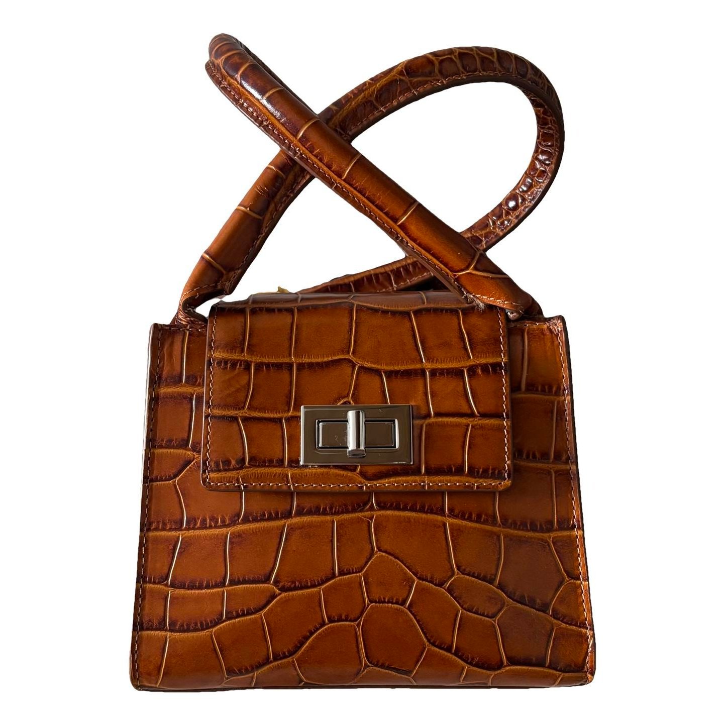 Mini patent leather handbag