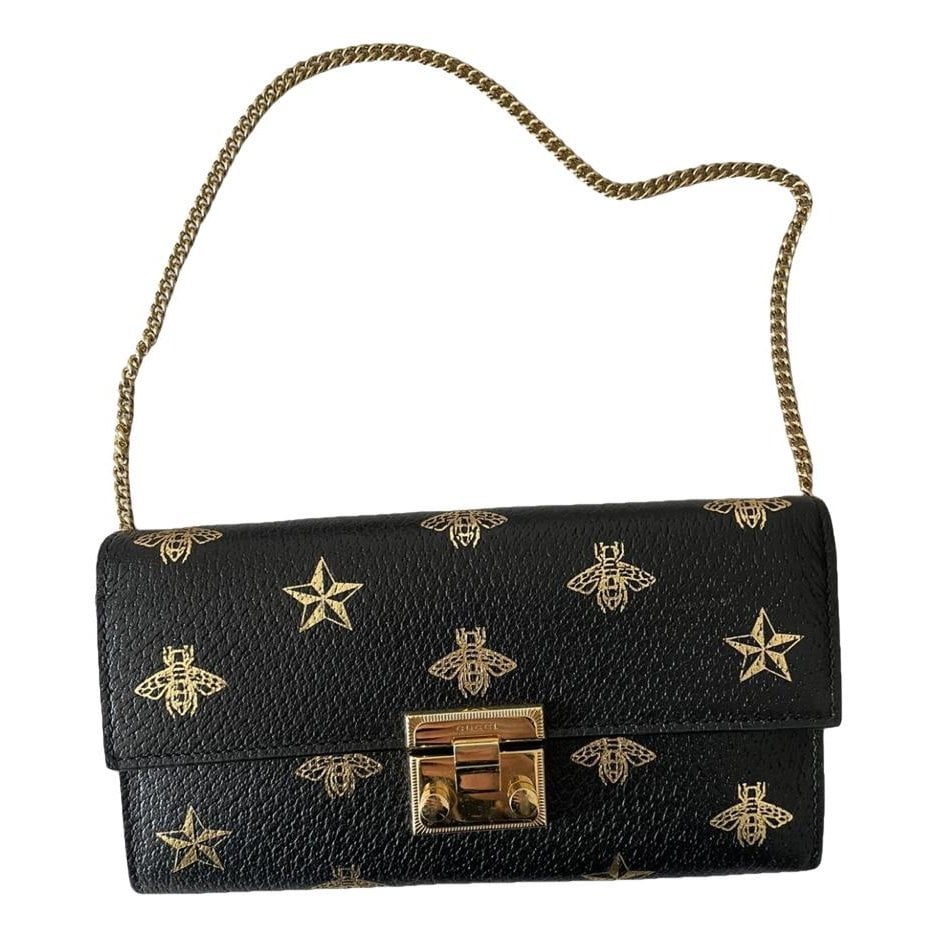 Broadway leather clutch bag
