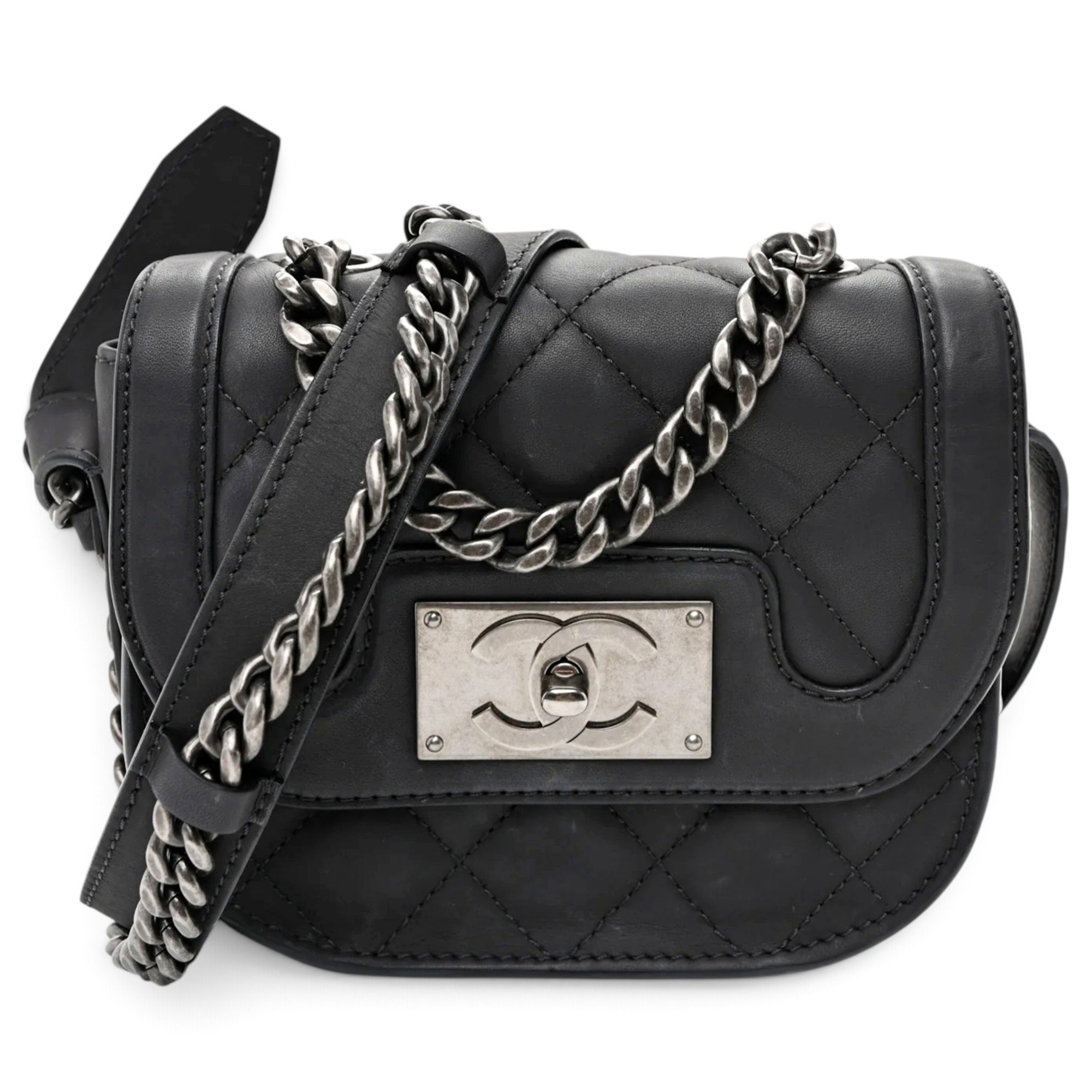 Leather crossbody bag