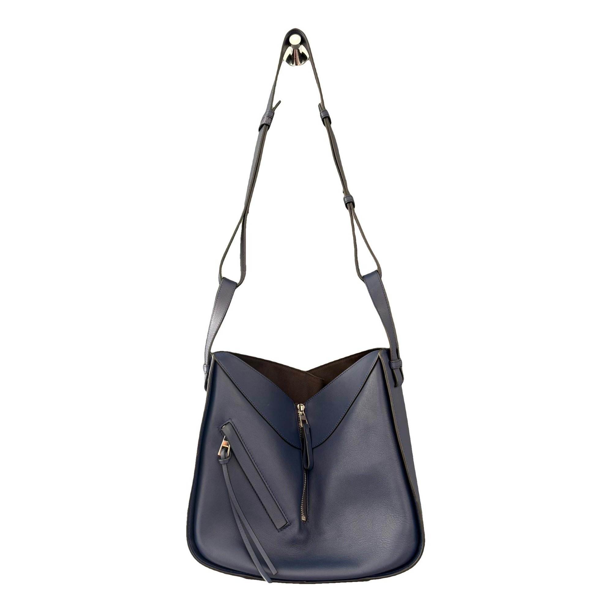 Hammock leather handbag