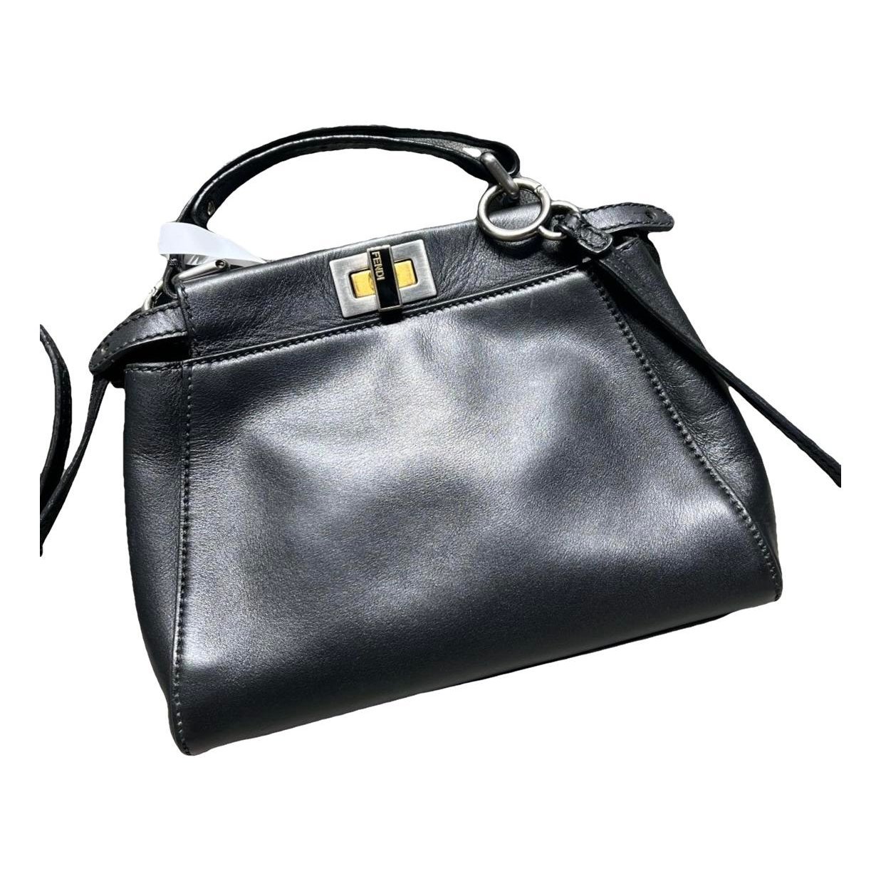 Peekaboo leather handbag