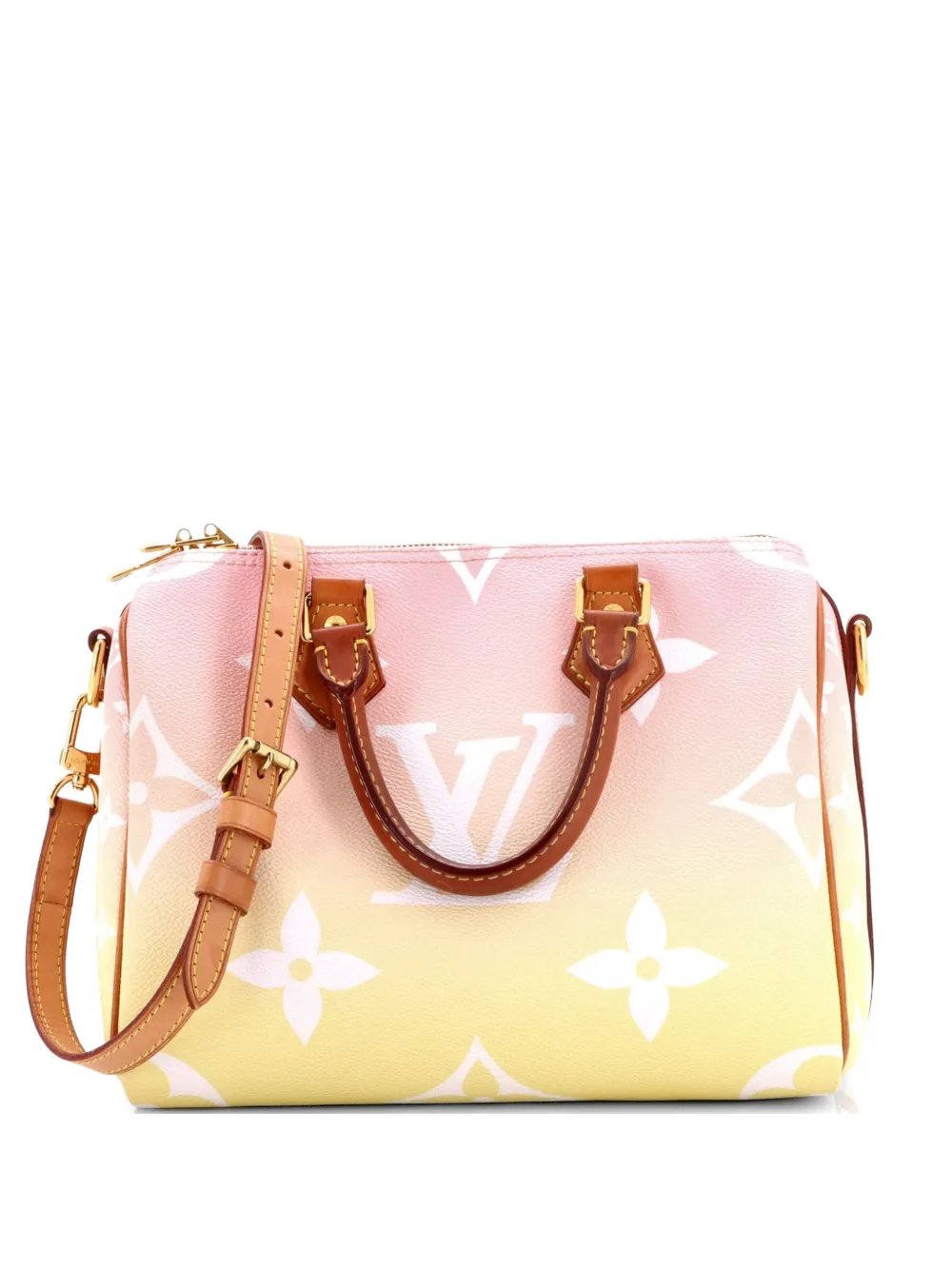 Speedy Bandouliere Bag By The Pool Monogram Giant 25 satchel