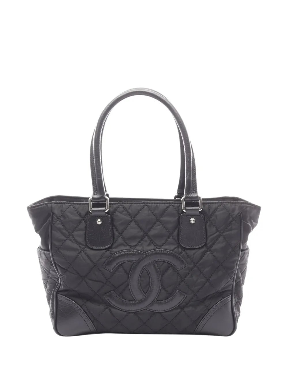 2008-2009 Paris New York Quilted Nylon tote bag