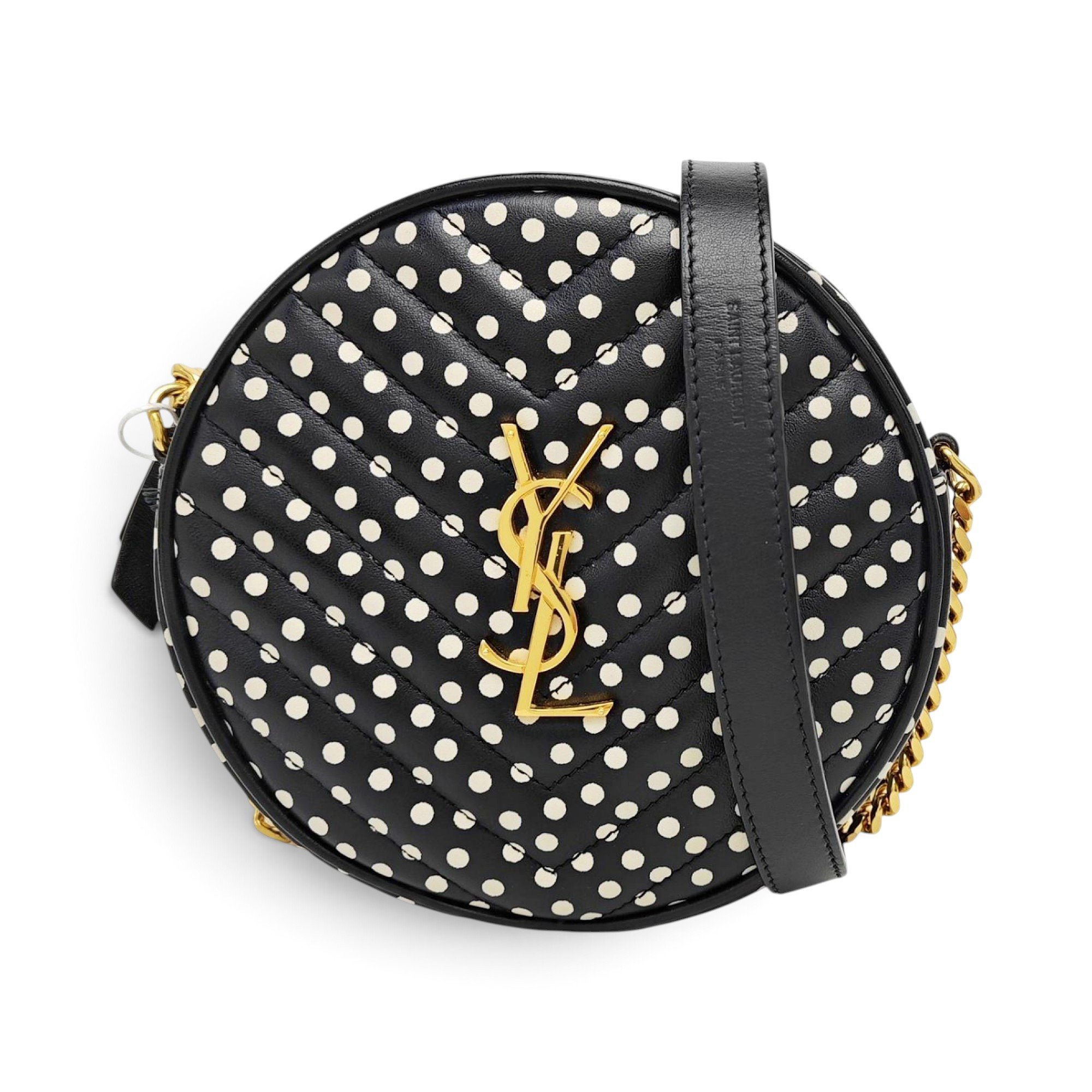 Vinyle leather handbag