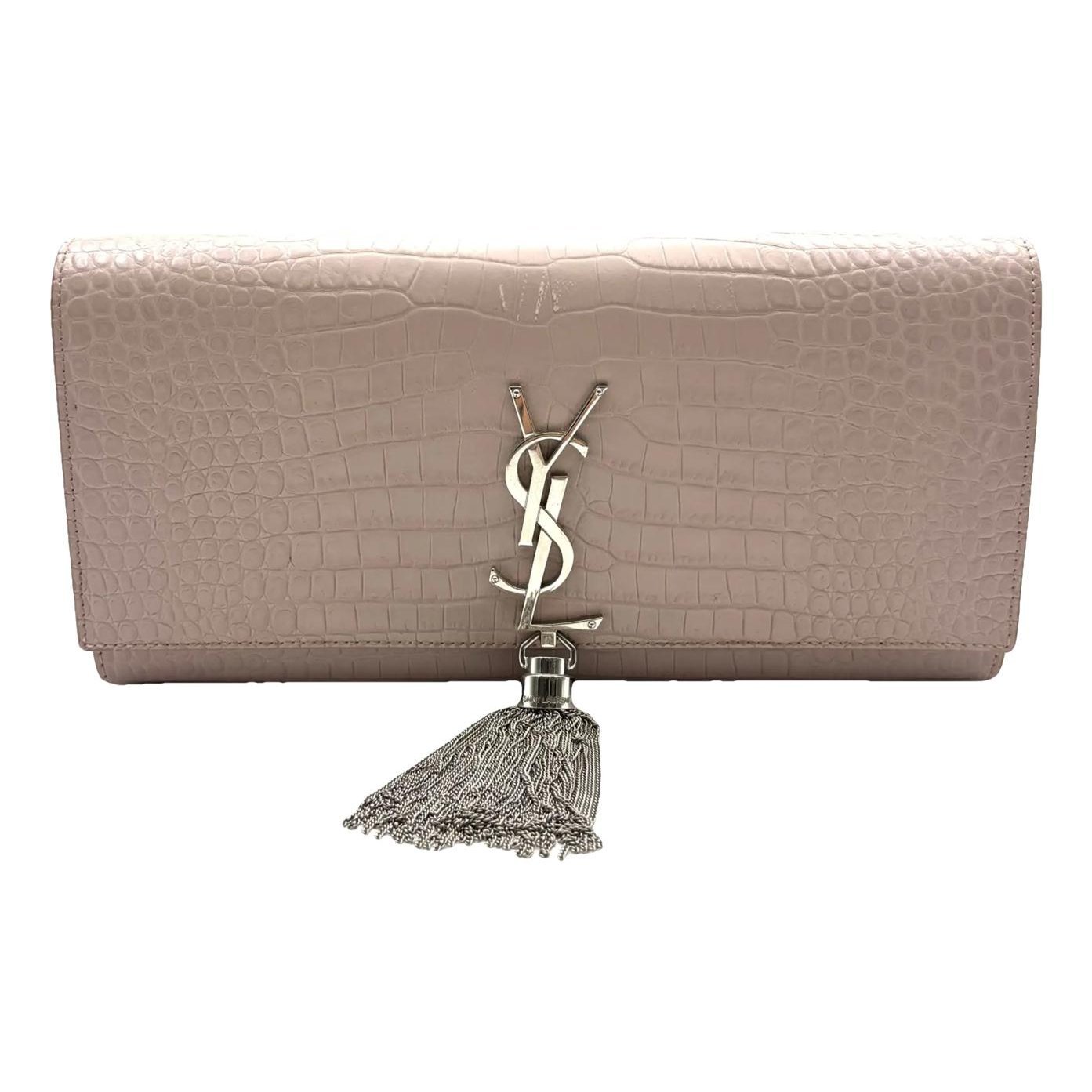 Kate monogramme leather clutch bag