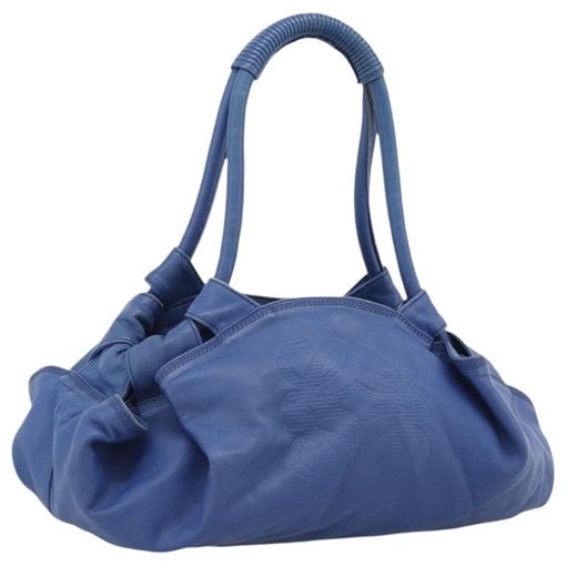 Anagram leather handbag