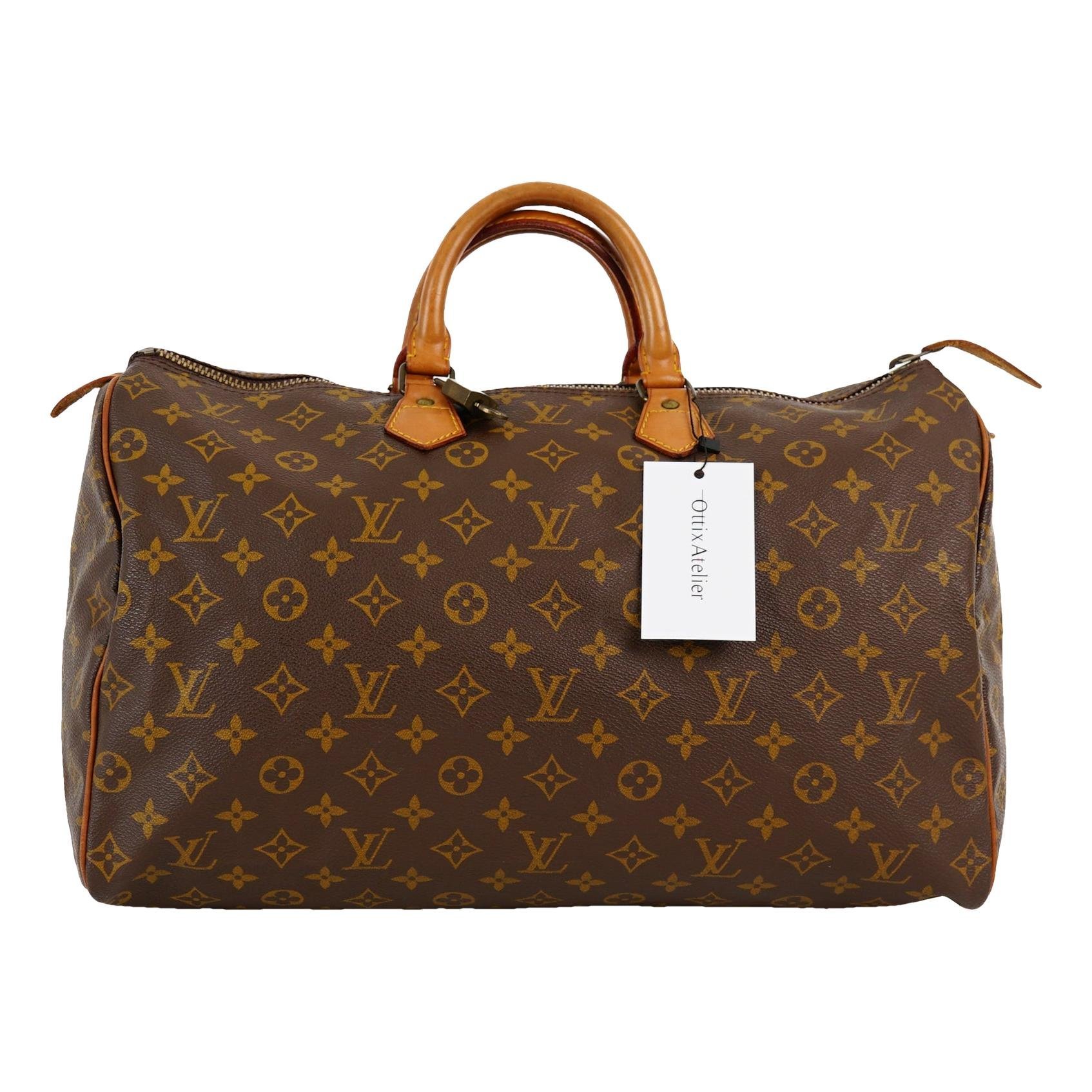 Speedy leather handbag