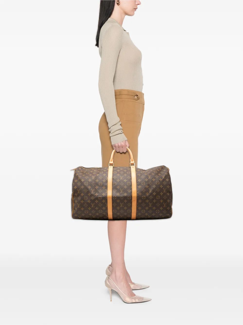 Louis Vuitton 1997 Monogram Keepall 55 travel bag