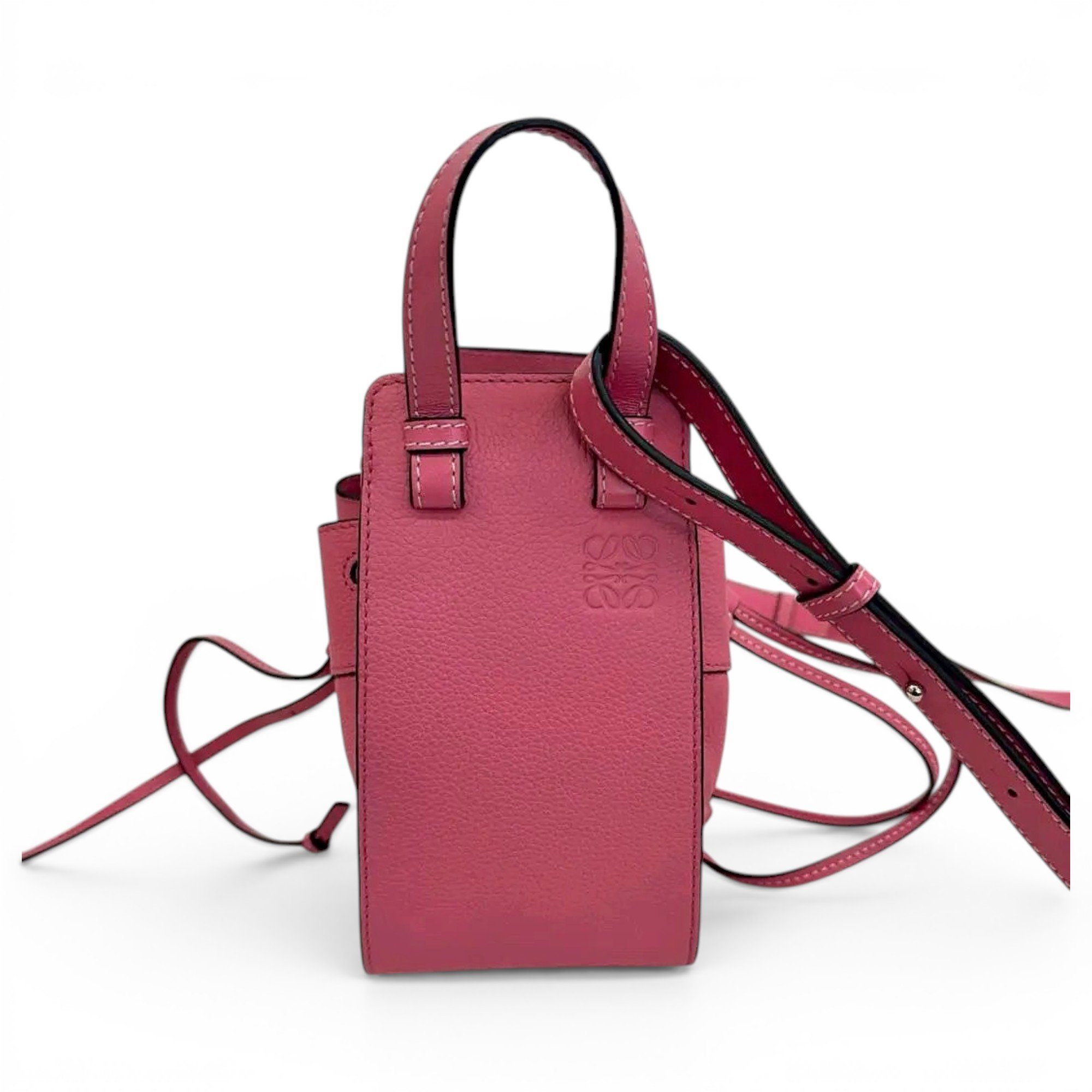 Hammock leather crossbody bag