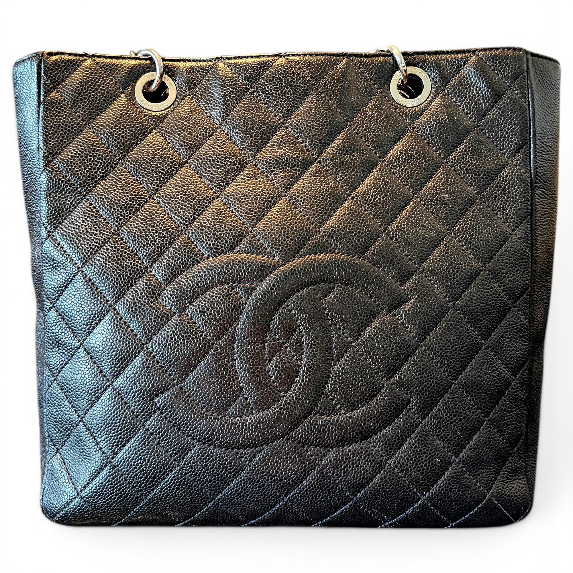 Grand shopping leather tote
