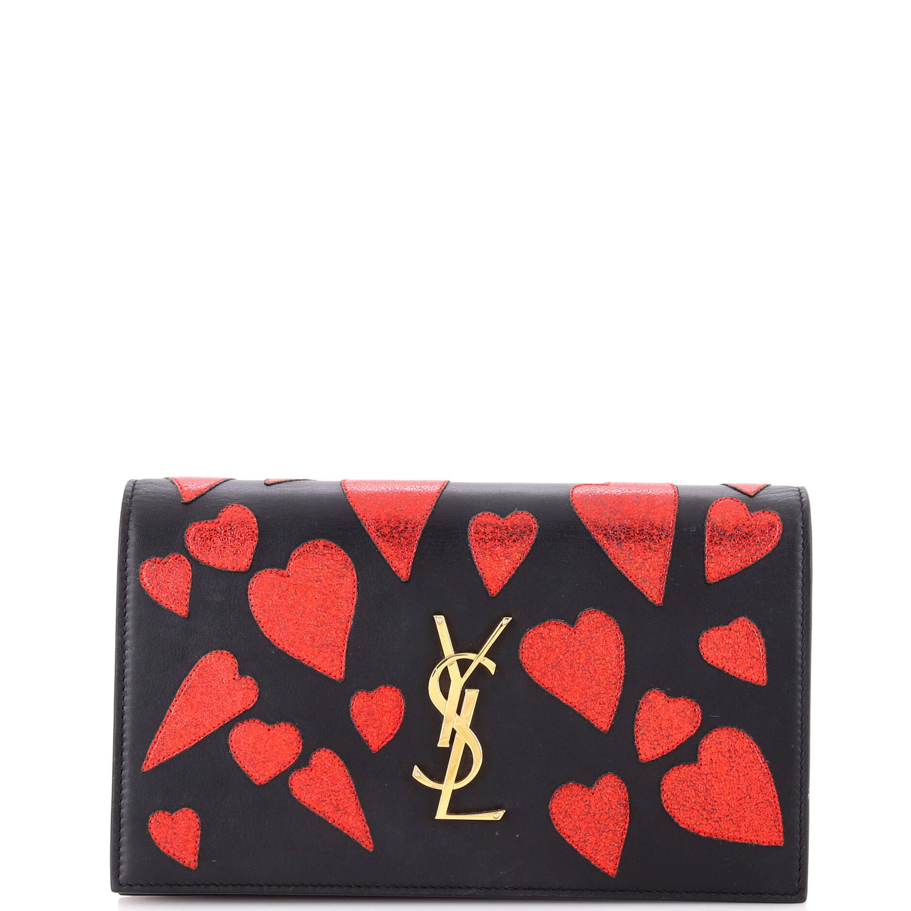 Classic Monogram Clutch Patchwork Leather Large