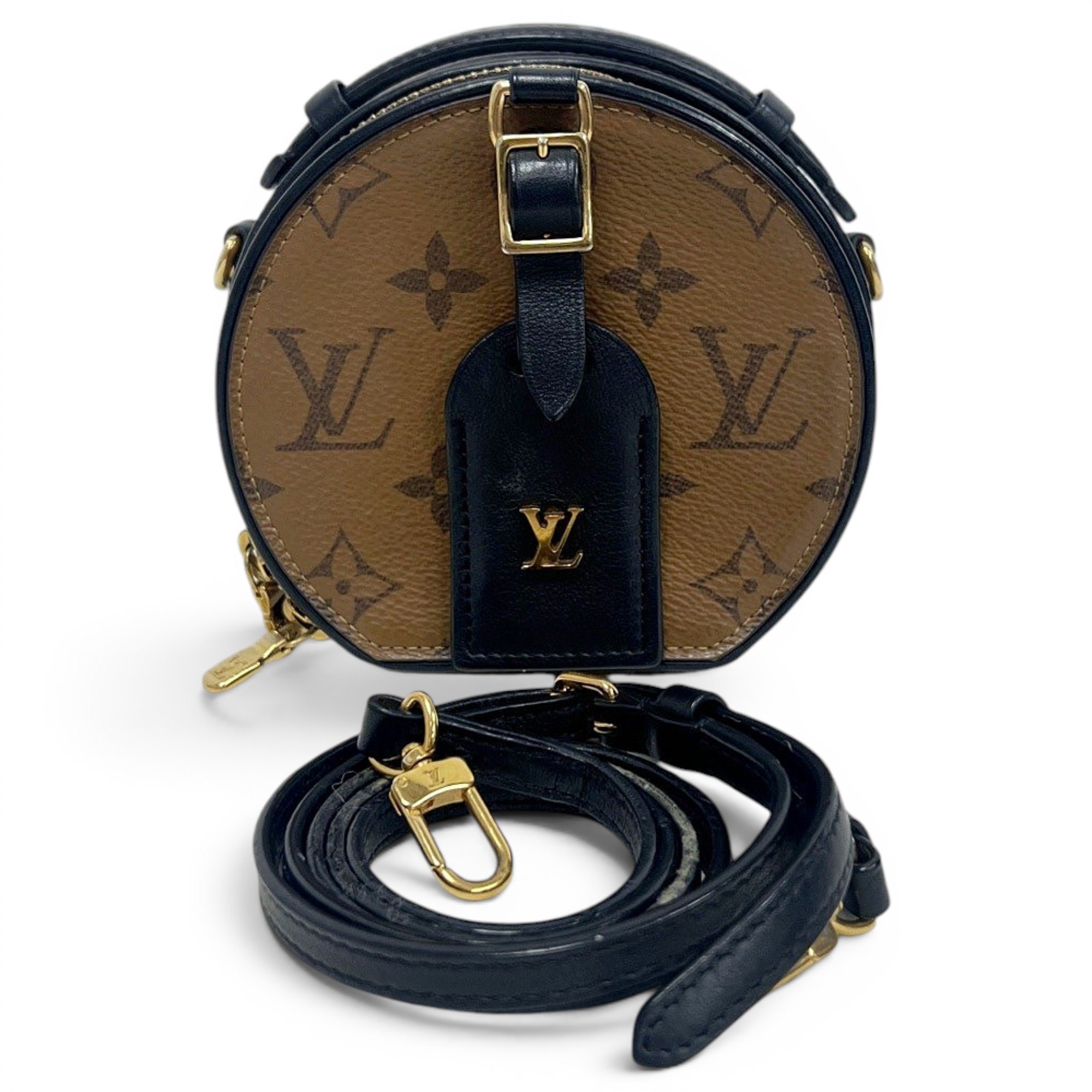 Boîte chapeau souple leather crossbody bag