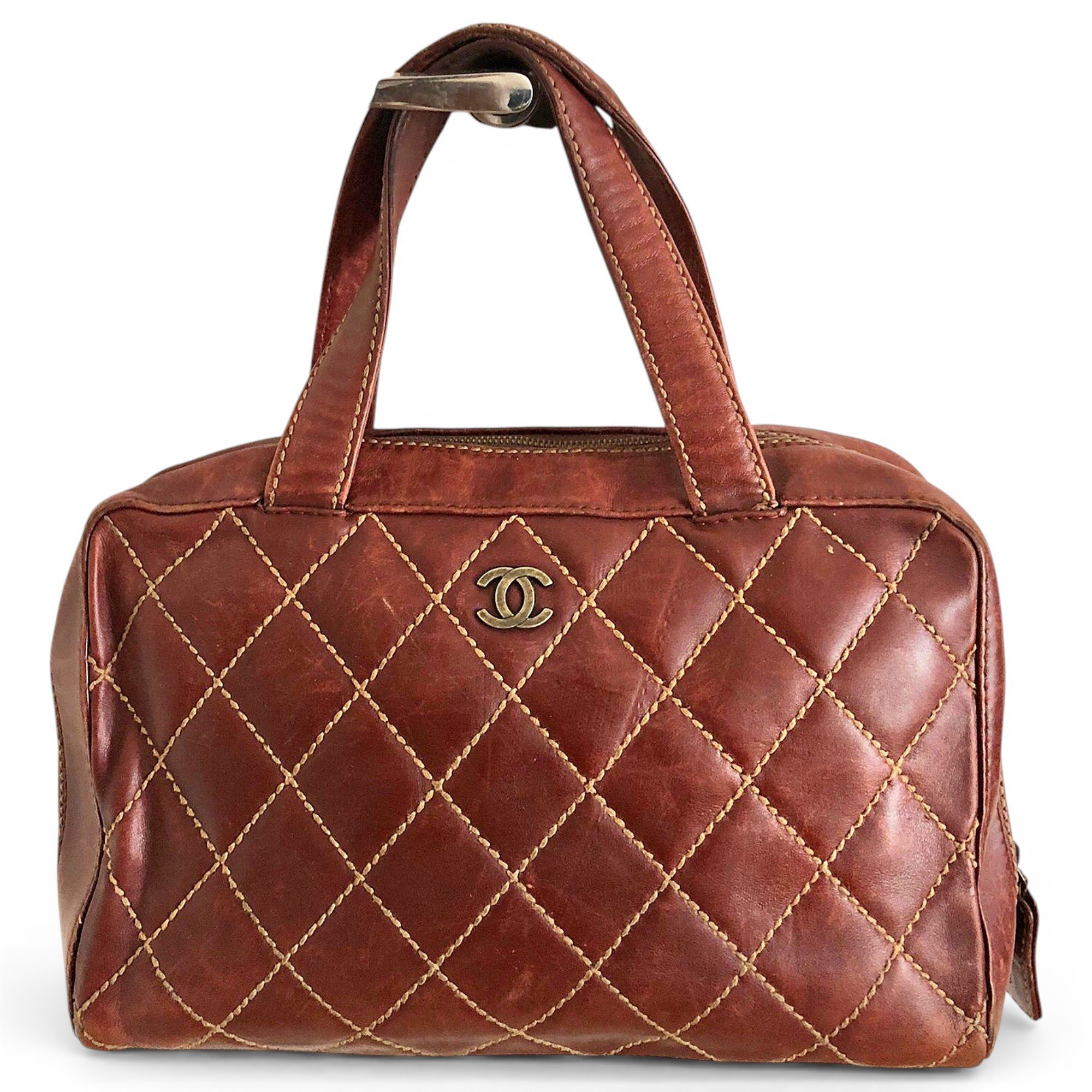 Leather handbag