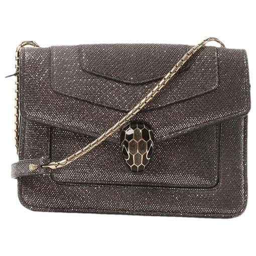 Serpenti leather crossbody bag
