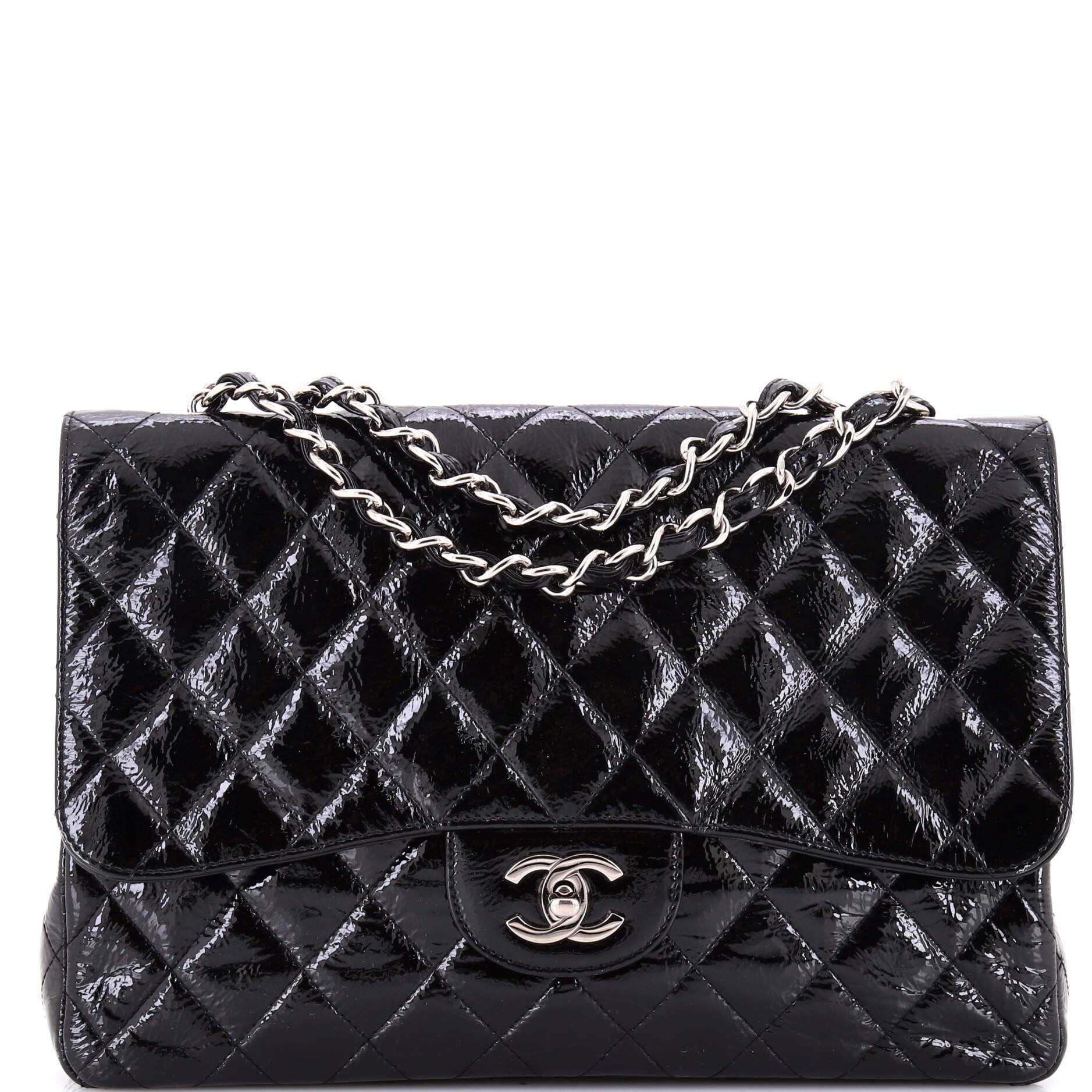 Timeless/Classique patent leather handbag