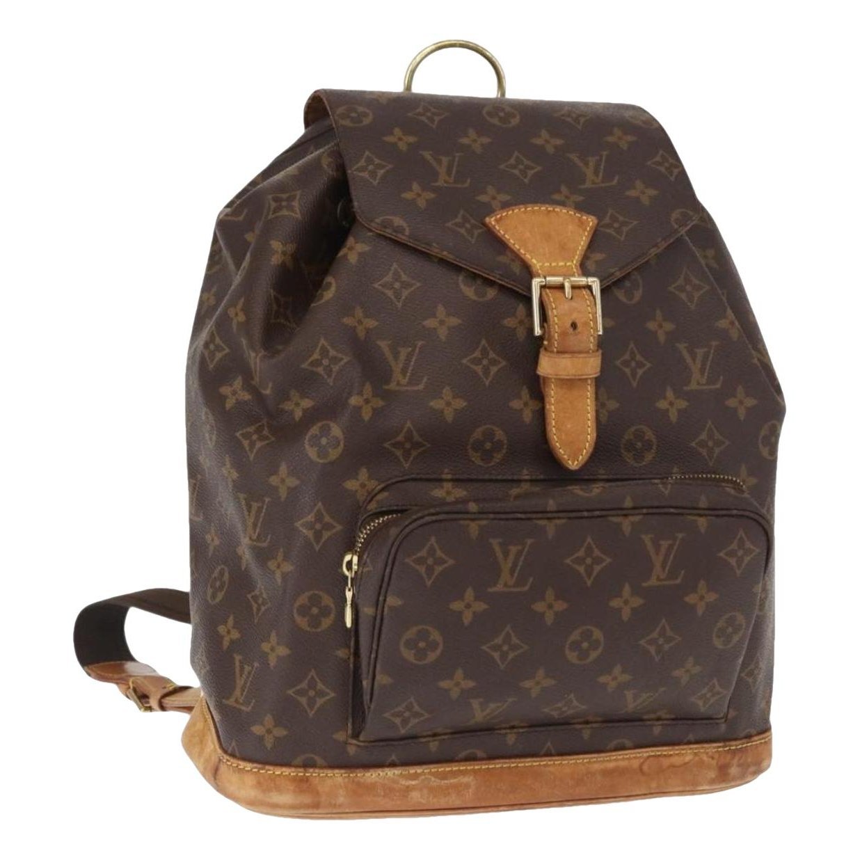 Leather travel bag