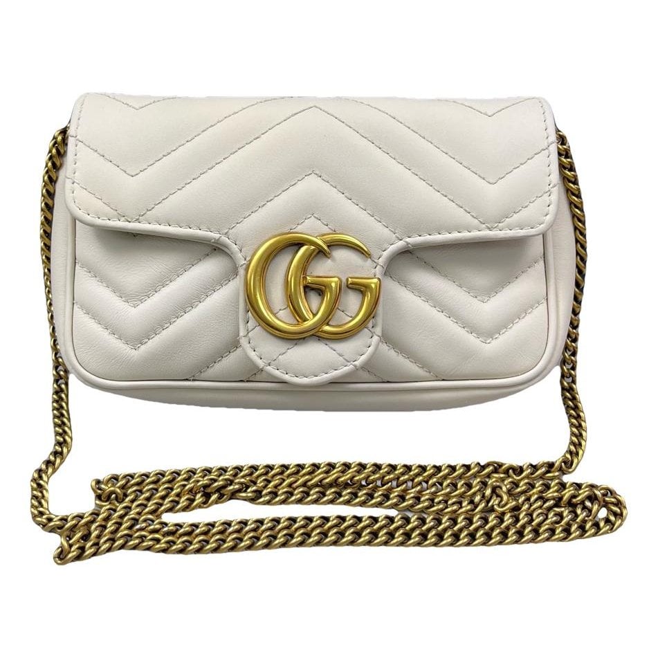 GG Marmont Flap leather crossbody bag