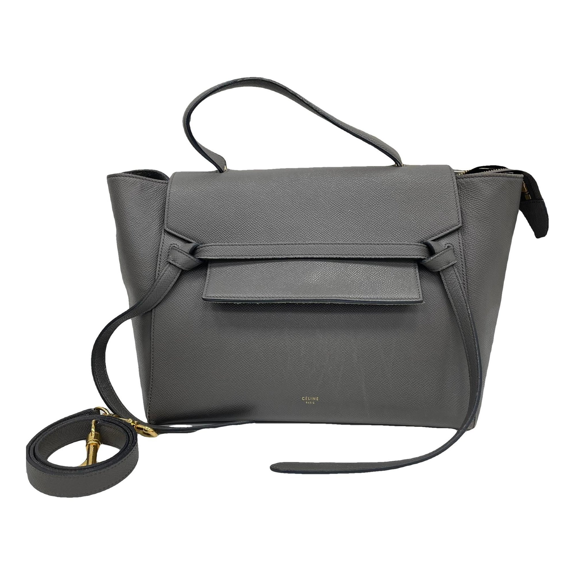 Belt leather handbag