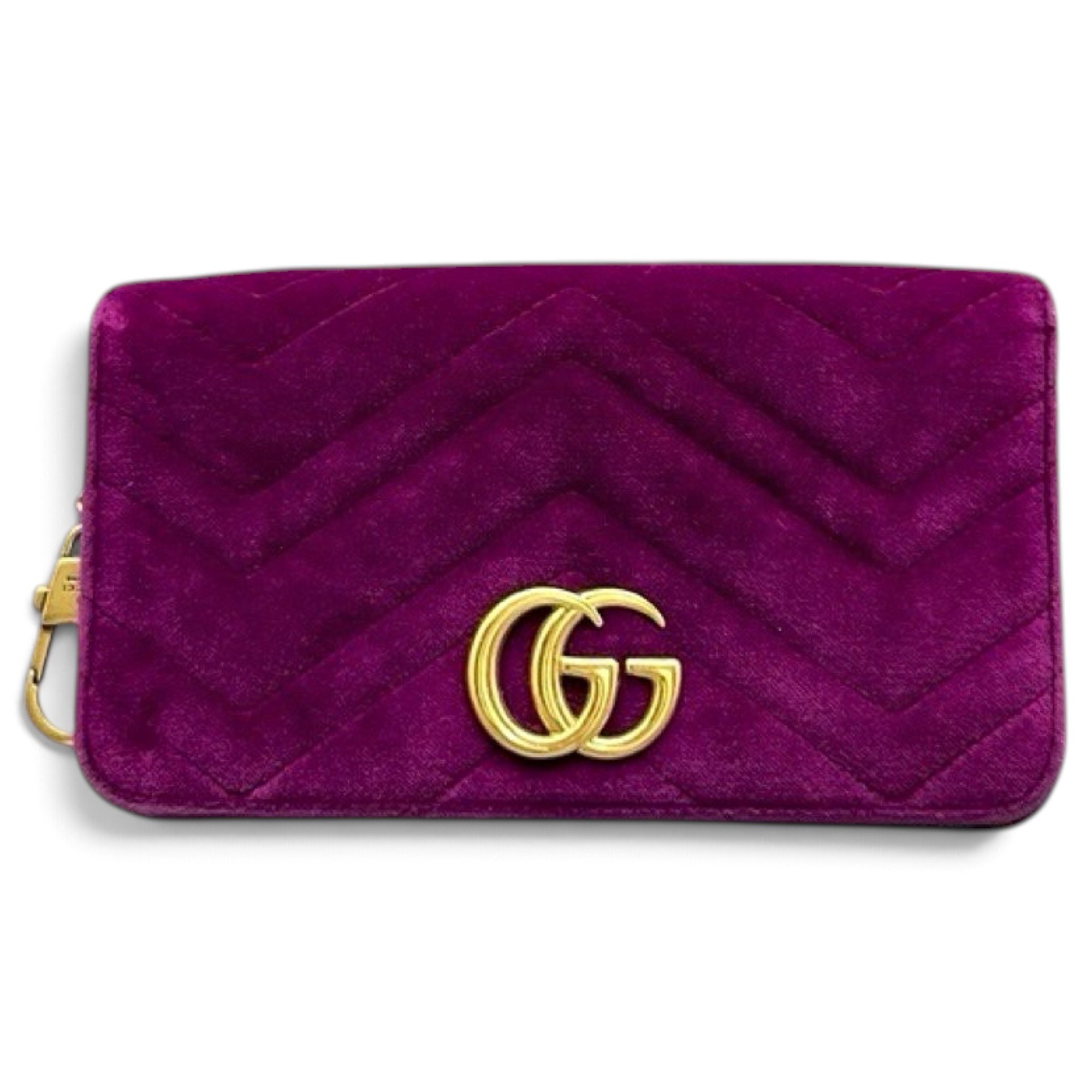 GG Marmont Chain Flap velvet handbag