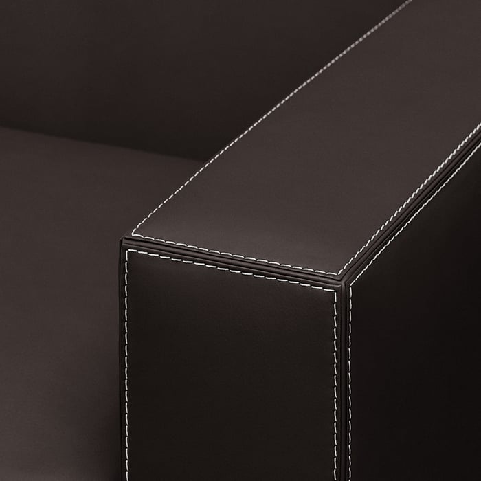 Ébène Reeditions J.-m. Frank Par Hermès Comfortable 2-seater Sofa