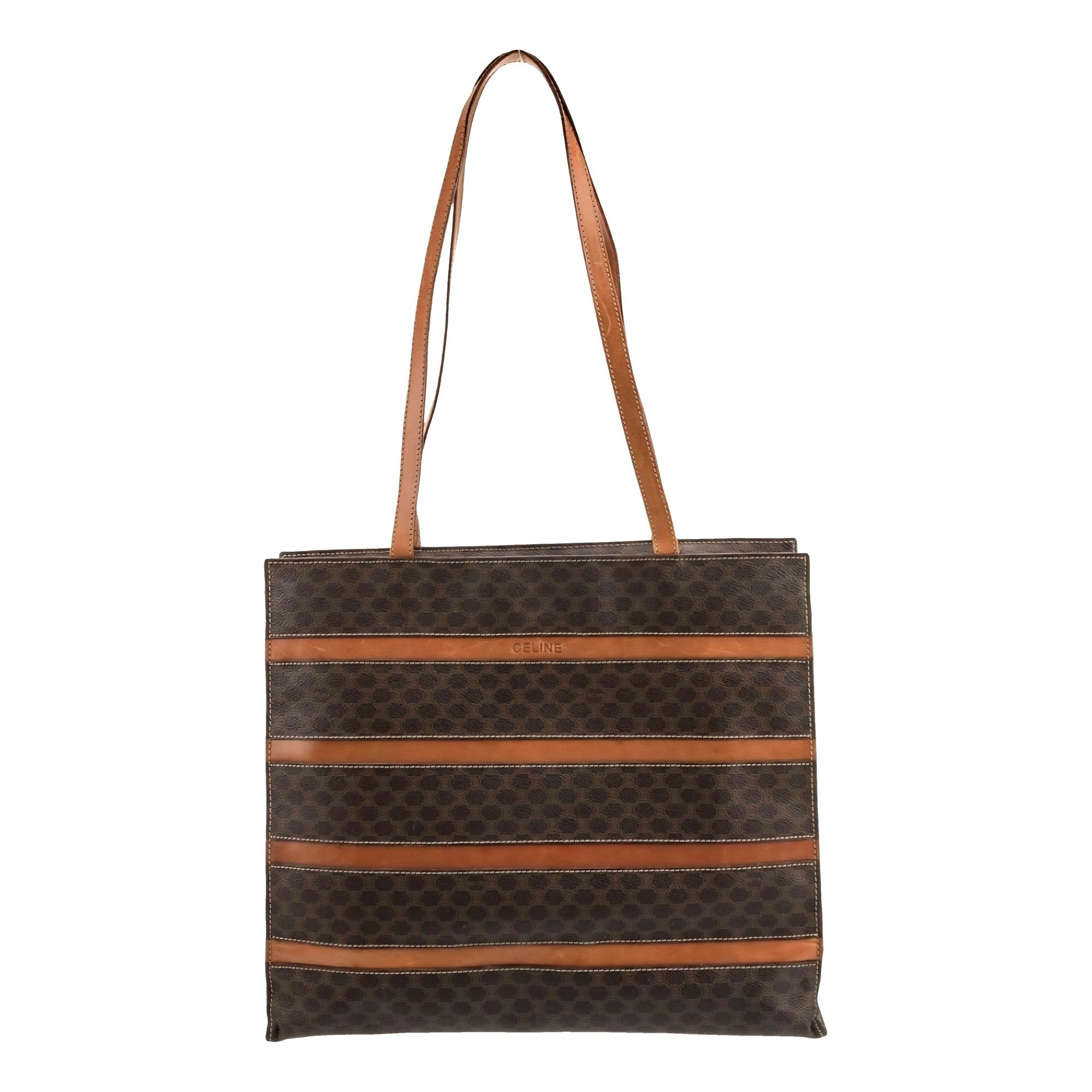 Cabas Horizotal leather handbag