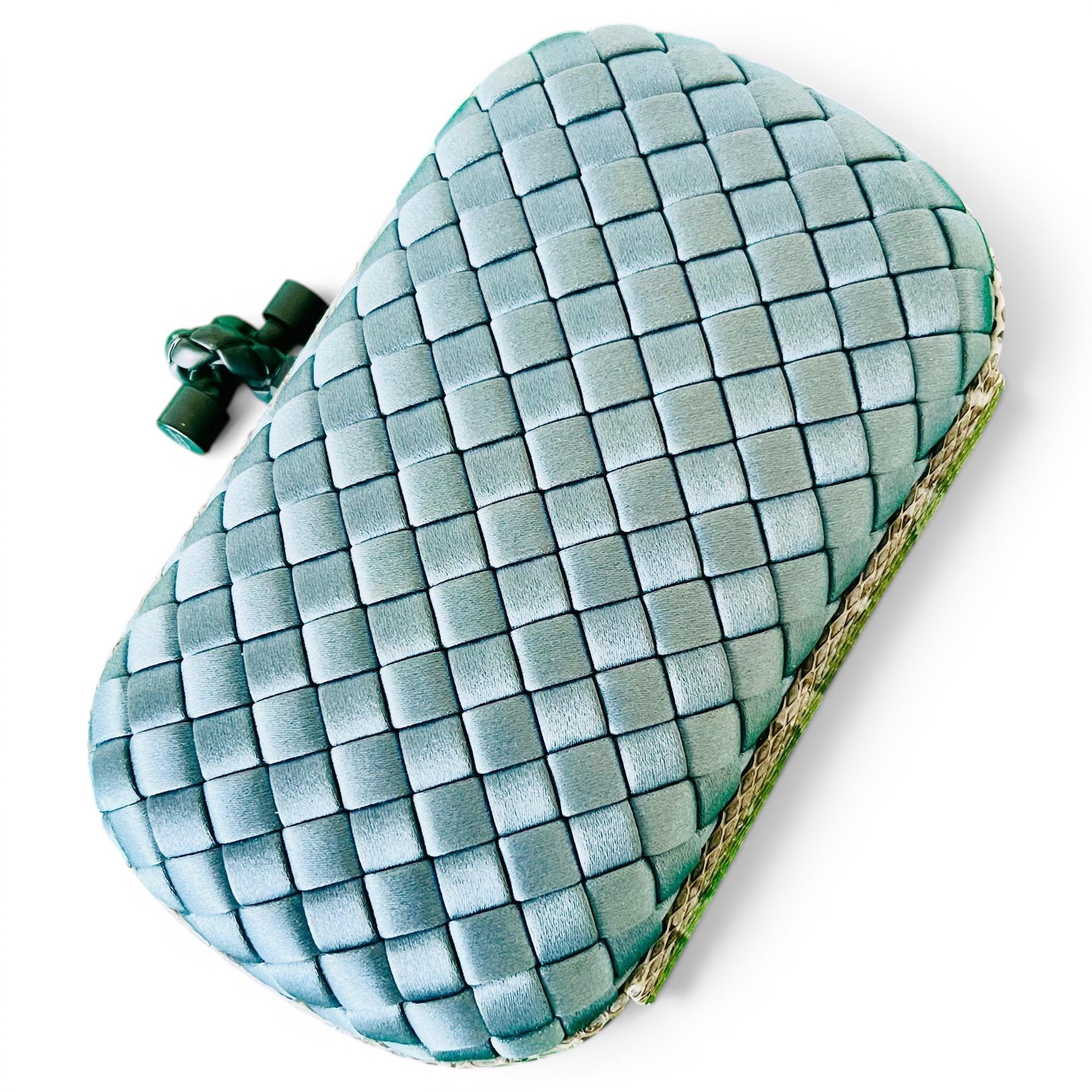 Pochette Knot leather clutch bag