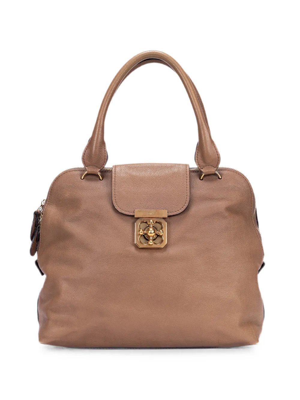 Elsie turn-lock tote bag