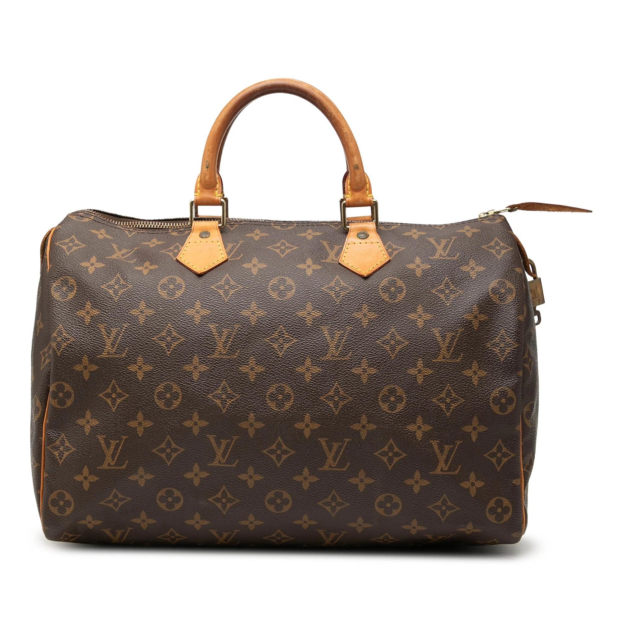 Speedy leather bag