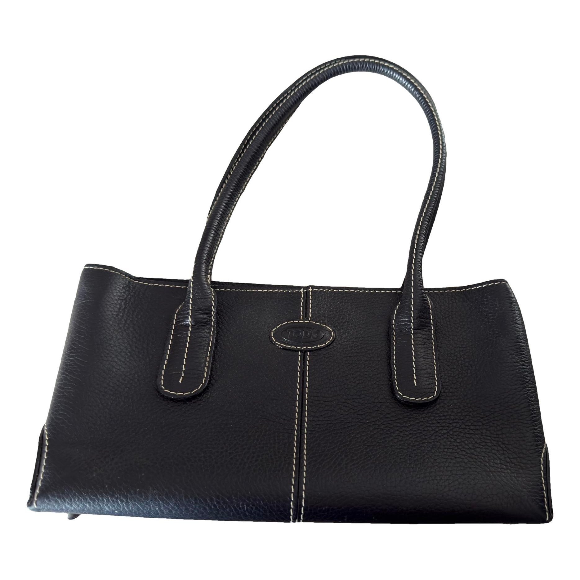 D Bag leather handbag