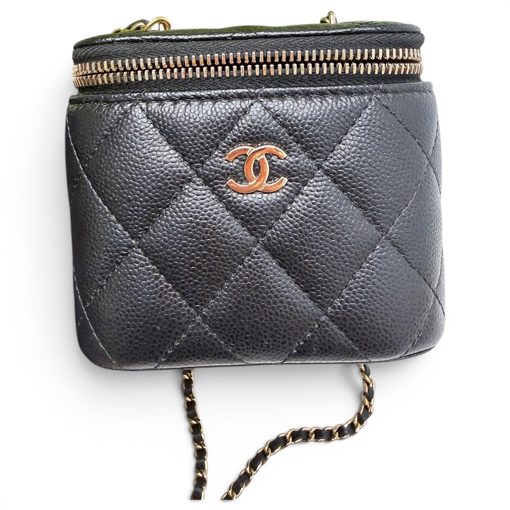 Vanity leather mini bag