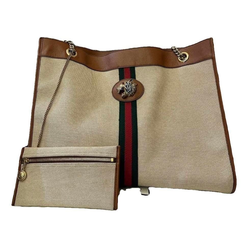 Leather tote