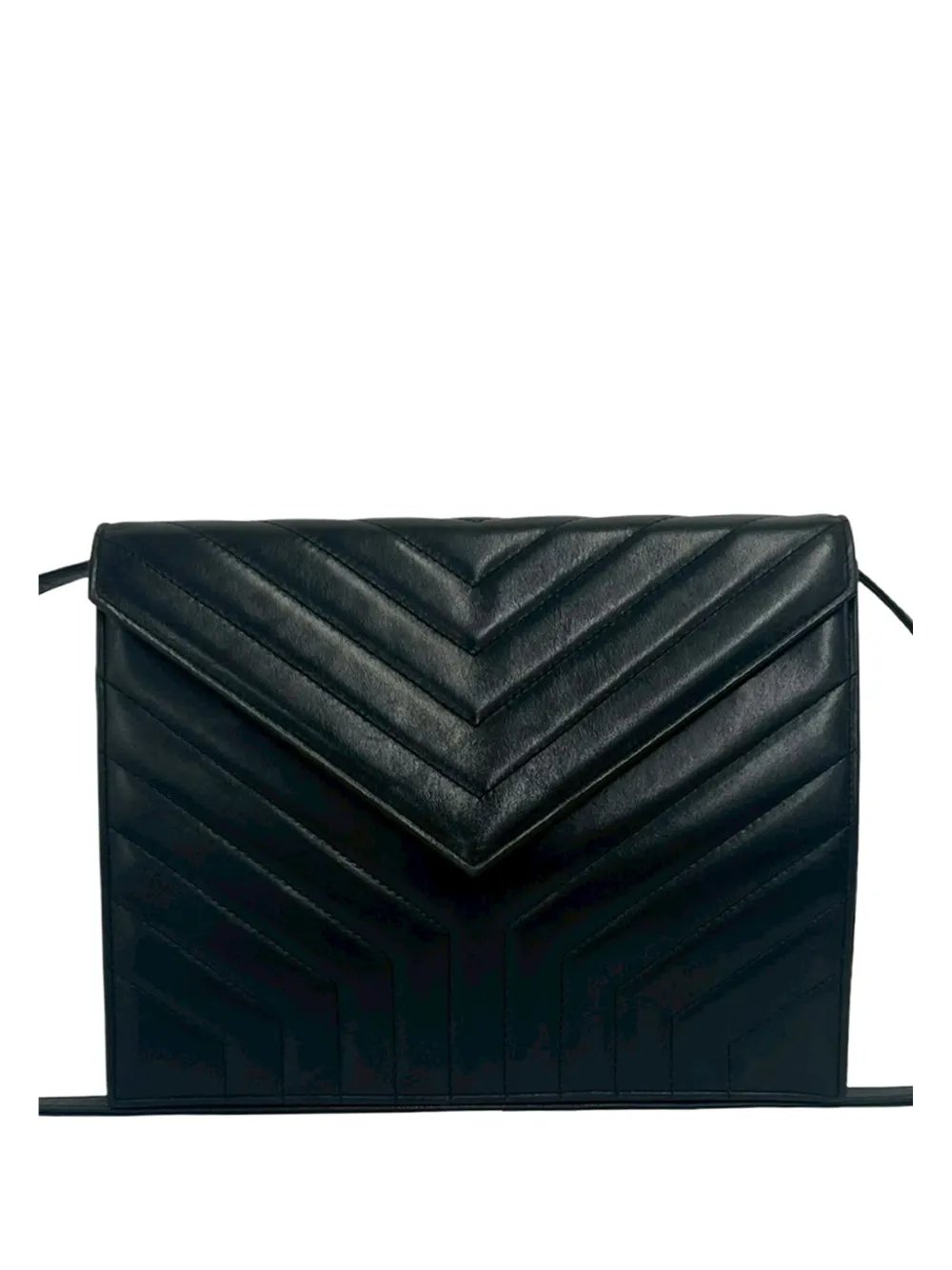 20th Century Chevron Leather crossbody bag