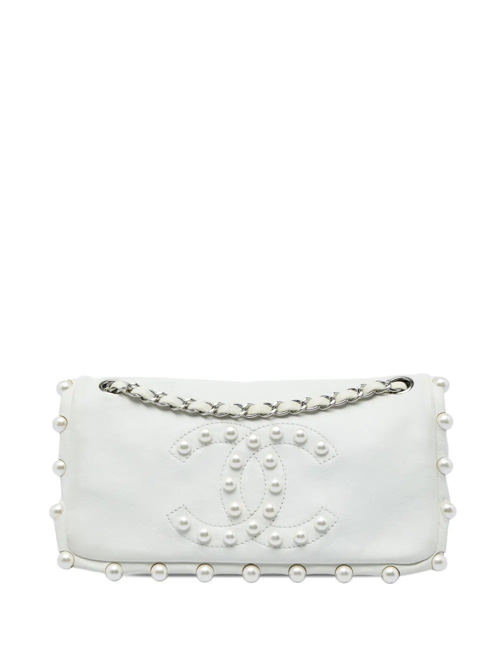 2008-2009 Lambskin Pearl Obsession Flap shoulder bag