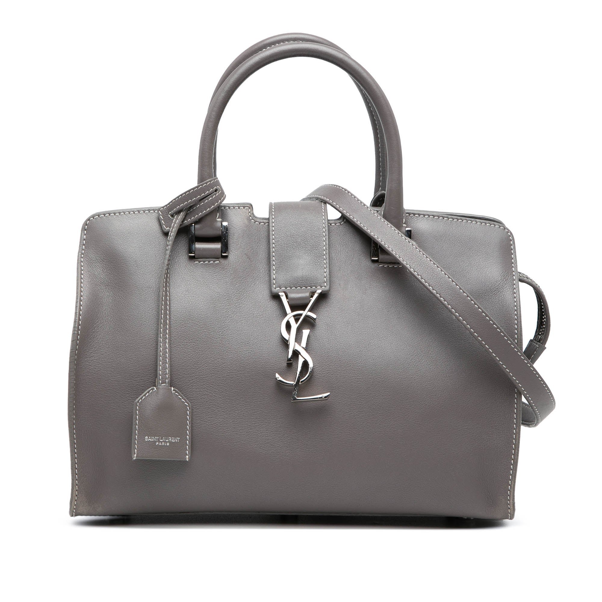 Downtown leather satchel