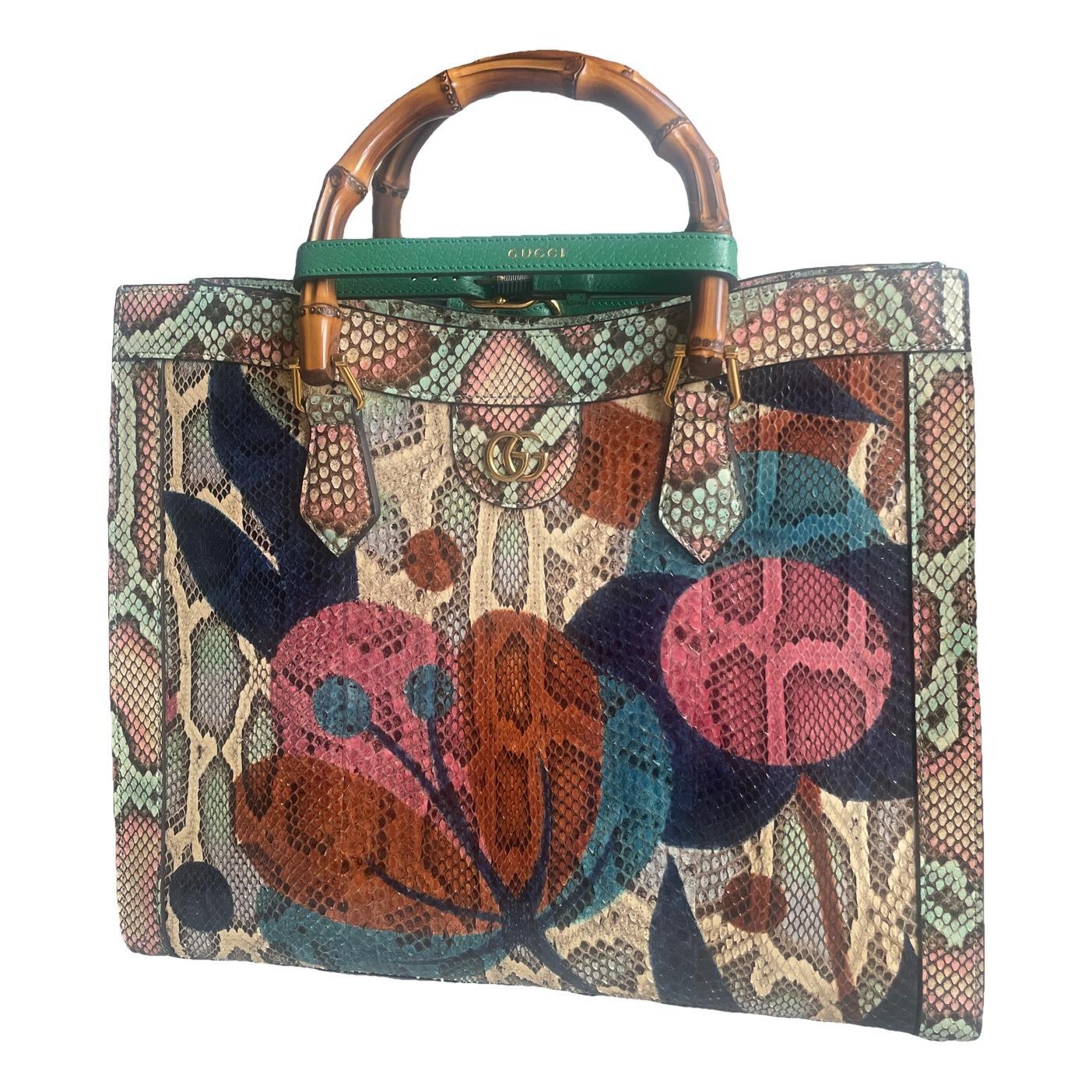 Diana Bamboo leather tote