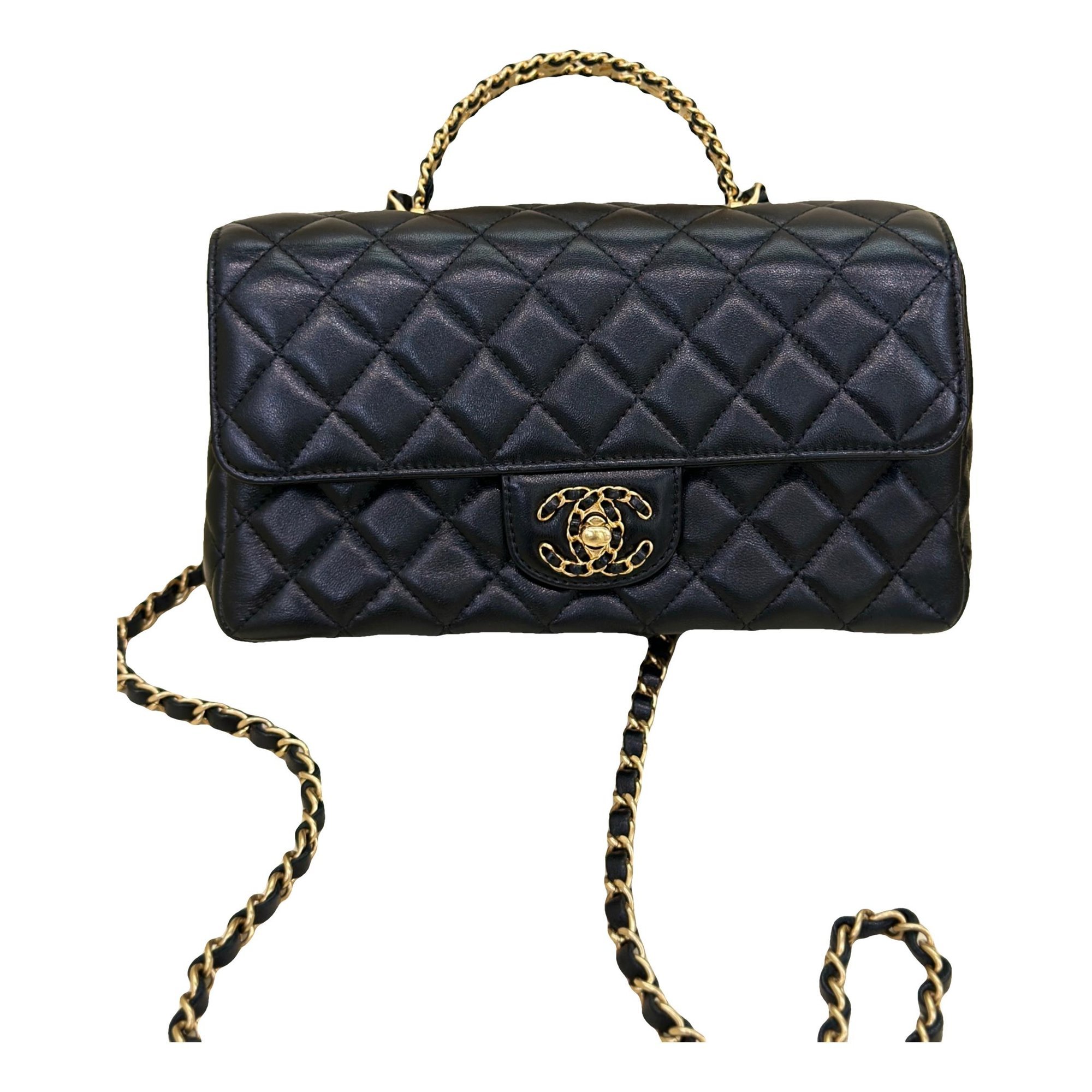 Timeless Classique Top Handle leather handbag